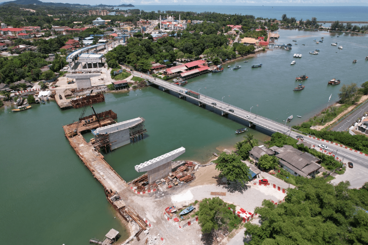 (On-going) Construction of Bridge over Sg. Marang Image